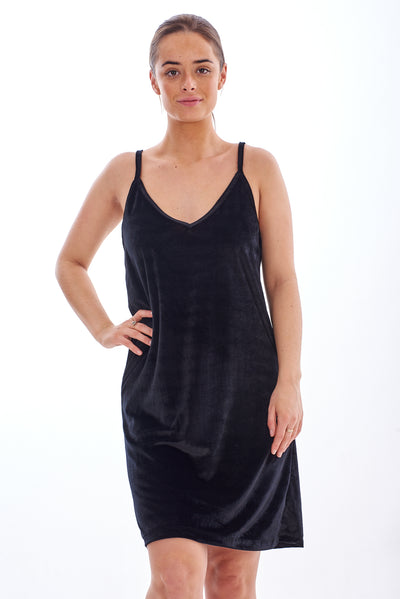 Velvet Cami Top Nightshirt Sleeveless