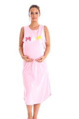 Sleeveless Maternity Nightie Cotton